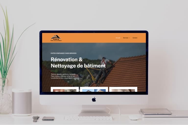 Développement d'un site Wordpress pour EDAS Rénovation